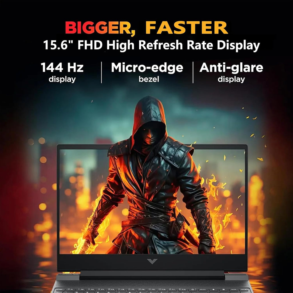 HP Victus 15 Gaming Laptop | 15.6' FHD IPS Anti-Glare 144Hz | Intel 8-Core i5-13420H | 16GB DDR4 1TB SSD | NVIDIA GeForce RTX 3050 6GB | Backlit Keyboard Fast Charging Win11 w/DLCA Accessory