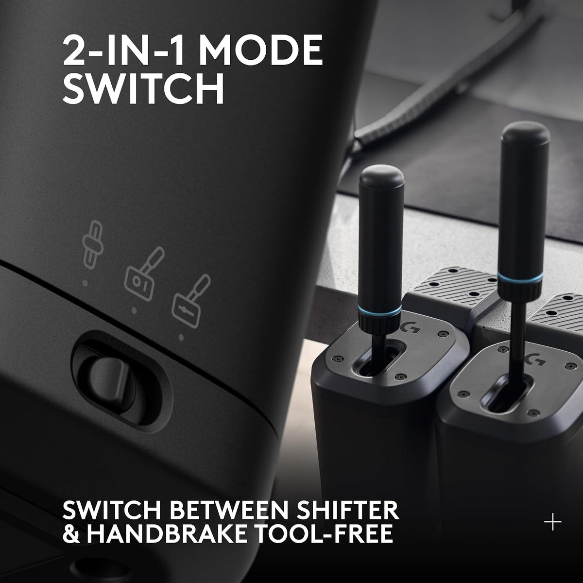 Logitech G923 Racing Wheel and Pedals + RS Shifter & Handbrake + Racing Adapter Bundle - PS5/PS4/PC