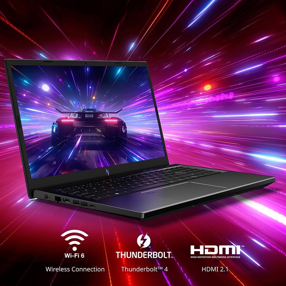 acer Nitro V Gaming Laptop | Intel Core i7-13620H Processor | NVIDIA GeForce RTX 4050 Laptop GPU | 15.6' FHD IPS 144Hz Display | 16GB DDR5 | 512GB Gen 4 SSD | WiFi 6 | Backlit KB | ANV15-51-73B9