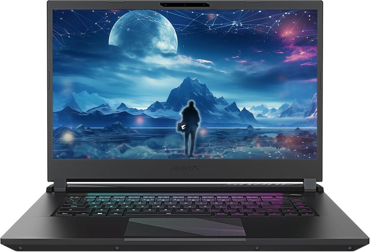 GIGABYTE - AORUS 15 (2024) Gaming Laptop - 165Hz 2560x1440 QHD - NVIDIA GeForce RTX 4060 - Intel Ultra 7 155H - 1TB SSD with 16GB DDR5 RAM - Windows 11 Home AD (AORUS 15 BKG-13US754SH)
