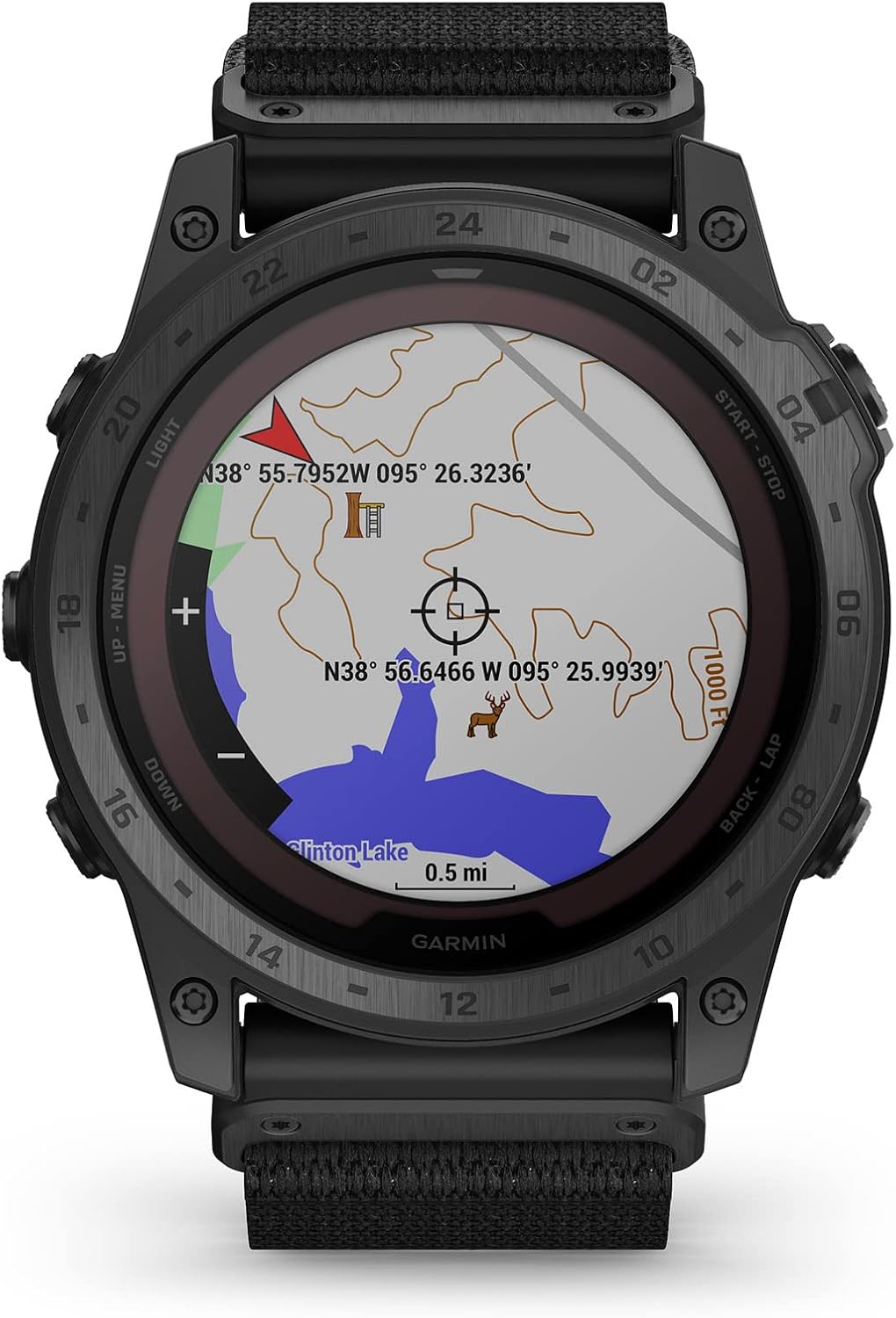 Garmin tactix 7, Pro Ballistics Edition, Ruggedly Built Tactical GPS Watch with Solar Charging Capabilities, Applied Ballistics and Nylon Band