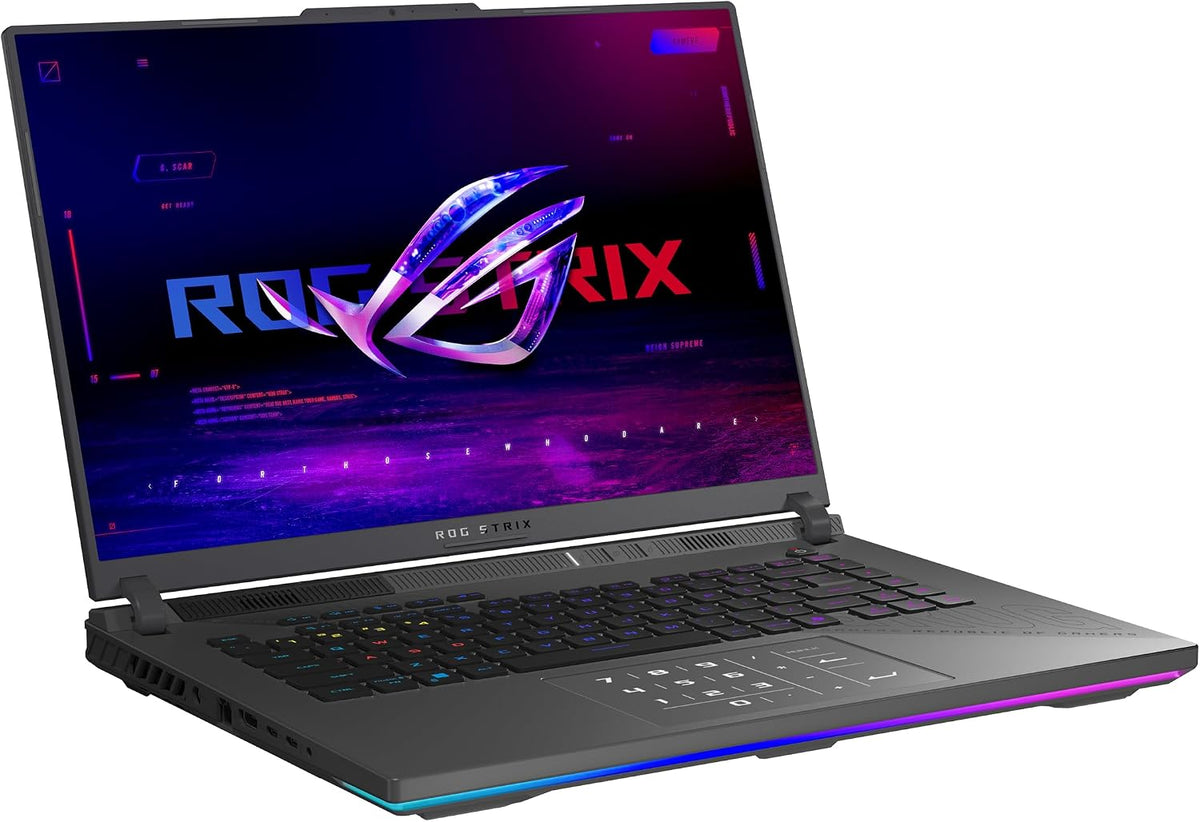 ASUS ROG Strix G16 (2025) Gaming Laptop, 16' ROG Nebula 16:10 2.5K 240Hz/3ms, NVIDIA® GeForce RTX™ 5070 Ti, AMD Ryzen™ 9 9955HX3D Processor, 32GB DDR5-5600, 1TB PCIe Gen 4 SSD, Wi-Fi 6E, Win 11 Home