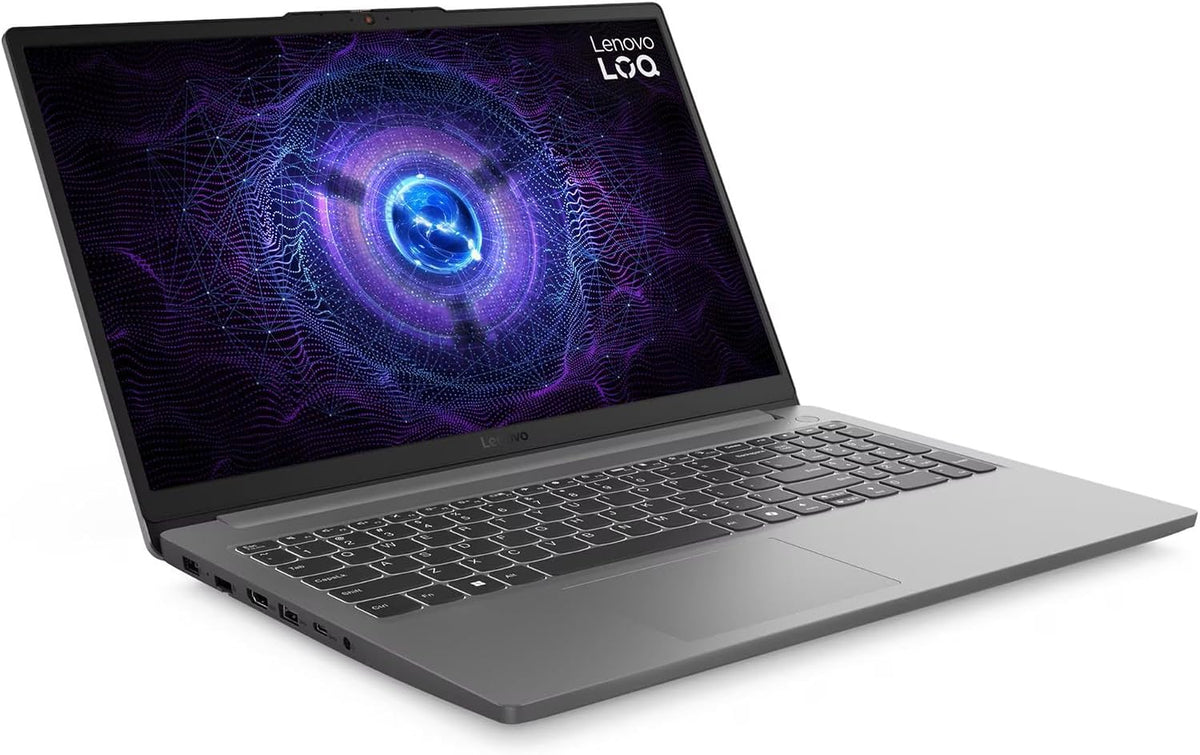 Lenovo LOQ Essential Gaming Laptop, 15.6' FHD 144Hz Display, 8-core Intel Core i5-12450HX, GeForce RTX 2050, 32GB DDR5, 512GB SSD, Wi-Fi 6, RJ-45, USB-C, HDMI, Card Reader, Non-Backlit, Win 11 Home