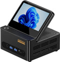 AOOSTAR G-FLIP AMD Ryzen 9 8945HS Mini PC(8C/16T, up to 5.2GHz), 32GB DDR5 1TB PCIe4.0, Radeon 780M Graphics Mini Computer, with 5 inch Touchscreen, with OCuLink Dual USB4, Dual 2.5G LAN/HDMI/WIFl6