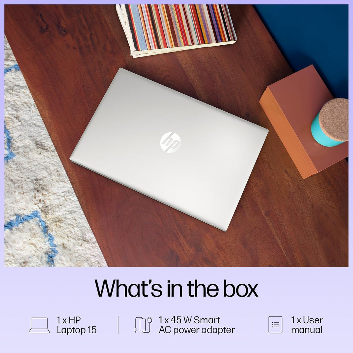 HP Essential 15.6' 2026 Laptop for Students & Professionals, Intel 4-Core N100, 16GB RAM, 512GB SSD, FHD Display, All-Day Battery Life, Office 365, Portable Lightweight Design, Windows 11, Type-C RJ45