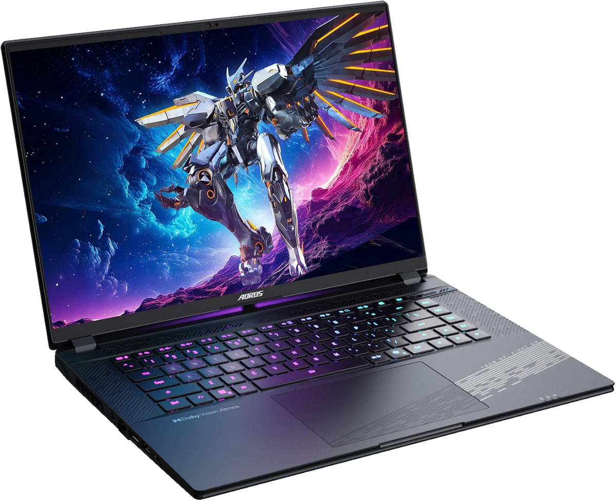 GIGABYTE - AORUS Elite 16 Gaming Laptop - 165Hz 2560x1600 WQXGA - NVIDIA GeForce RTX 5070 - Intel Core Ultra 9 275HX - 2TB SSD with 32GB DDR5 RAM - Windows 11 Home AD (AORUS Elite 16 BWHC3USC65SH)
