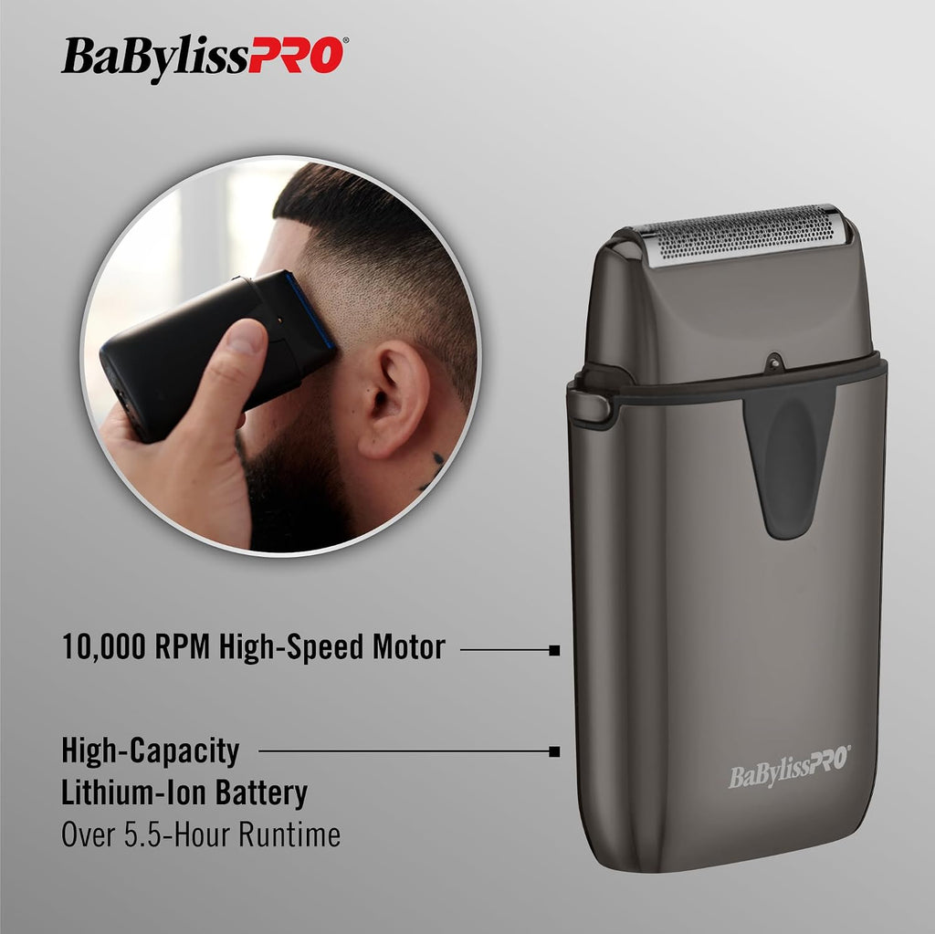 BaBylissPRO UVFOIL UV-Disinfecting Metal Single-Foil Shavers