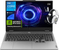 Lenovo LOQ Gaming Laptop, 15.6' FHD 144Hz Display, Intel Core i5-13450HX, NVIDIA GeForce RTX 5050, 16GB DDR5 RAM, 512GB SSD, Wi-Fi 6, Backlit Keyboard, Windows 11 Pro, Luna Grey, w/Mytrix Accessory