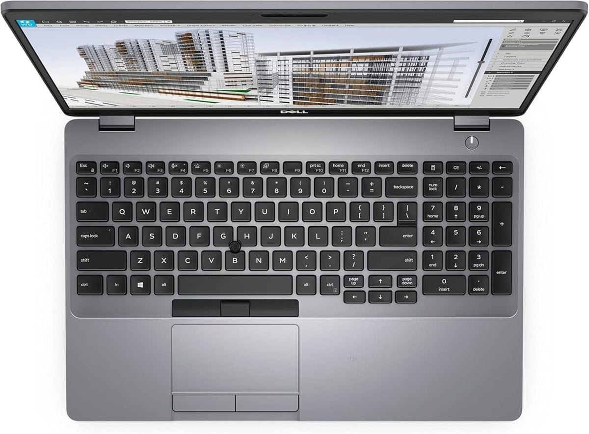 Dell Precision 3551 15.6-Inch Full HD Display Mobile Workstation Intel Core i7-10850H Processor 32GB RAM 512GB SSD NVIDIA Quadro Windows 11 Pro (Renewed)