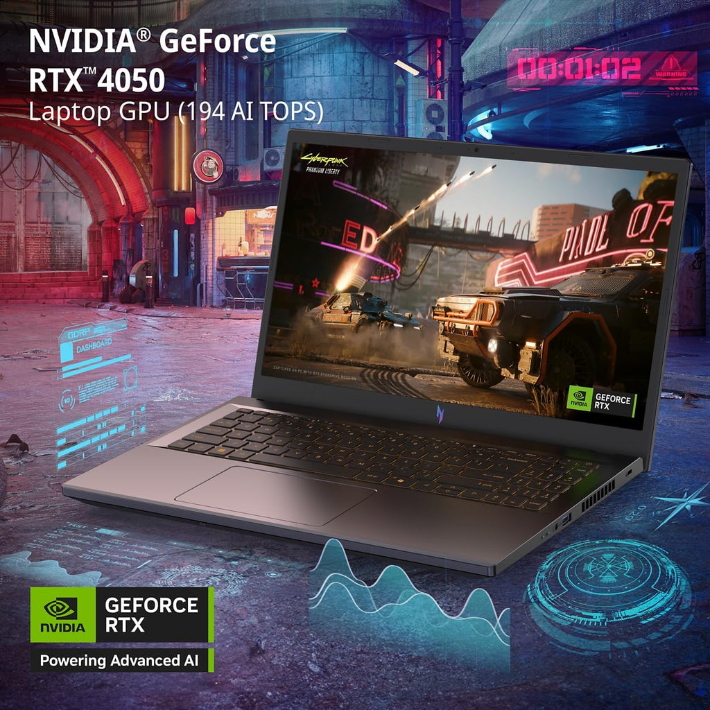 Acer Nitro V 15 Gaming Laptop | 15.6' FHD IPS 165Hz Display | Intel Core i9-13900H | NVIDIA GeForce RTX 5060 | 32GB DDR5 RAM | 1TB SSD | Thunderbolt 4 | Wi-Fi 6E | Backlit KB | ANV15-52-90QH