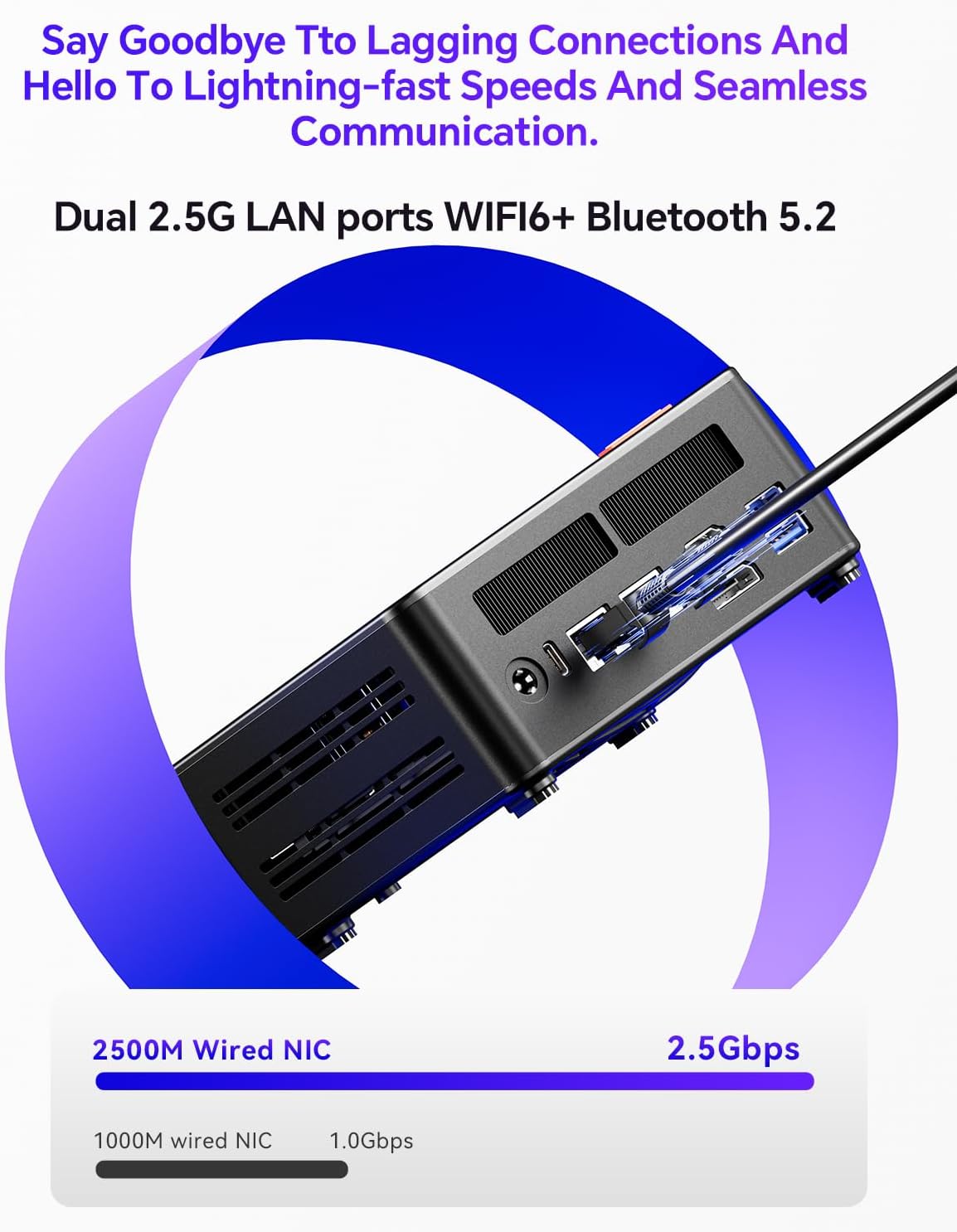 AOOSTAR GEM12 MAX Mini PC Ryzen 7 8745HS (8C/16T up to 5.1GHz), Support OpenClaw NO RAM NO SSD, Radeon 780M Graphics Gaming Computers, with OCuLink Dual USB4, HDMI/Dual 2.5G LAN/ BT5.2/WIFl6