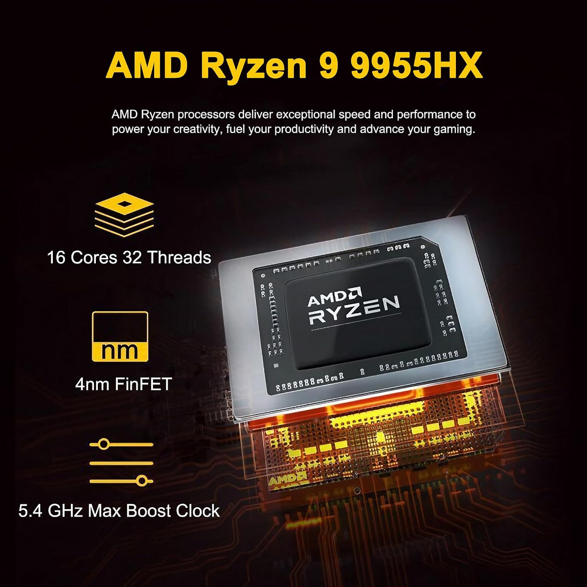 ASUS ROG Strix G18 G814 Gaming Laptop 18' 2.5k (2560x1600) 240Hz (100% DCI-P3) AMD 16-core Ryzen 9 9955HX (>i9-14900HX) 64GB DDR5 1TB SSD GeForce RTX 5070 RGB Backlit FHD Camera Win11 ICP Hub