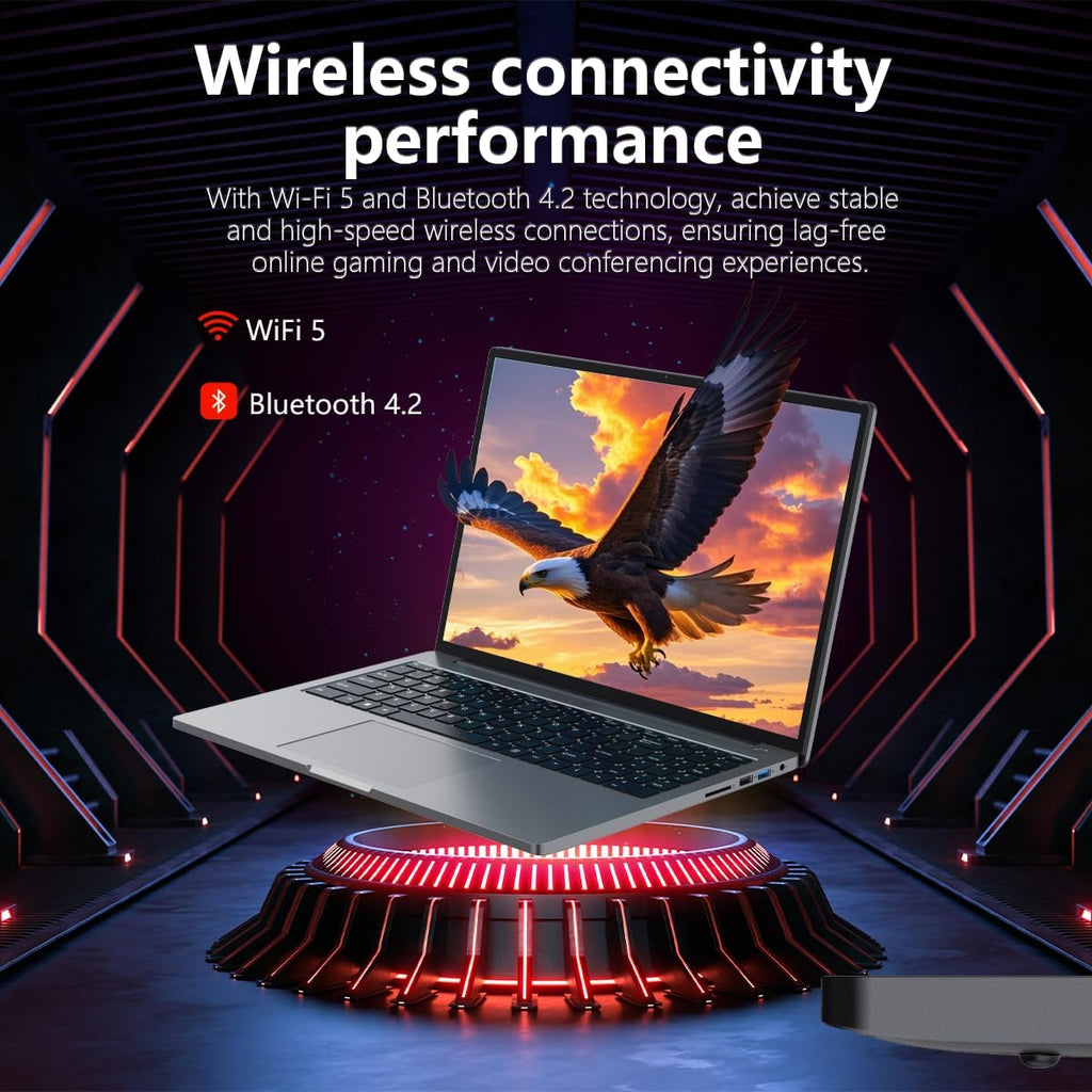 ZOLWAYTAC Gaming Laptop 16' Ultra-Slim-Intel Core i5(Up to 3.5GHz),12GB DDR4+512GB SSD,1920x1200 IPS 16:10 Display,WiF& BT,HDMI/Type-C,Aluminum Body for Working&Playing,Suitable for Light Gaming,Gray
