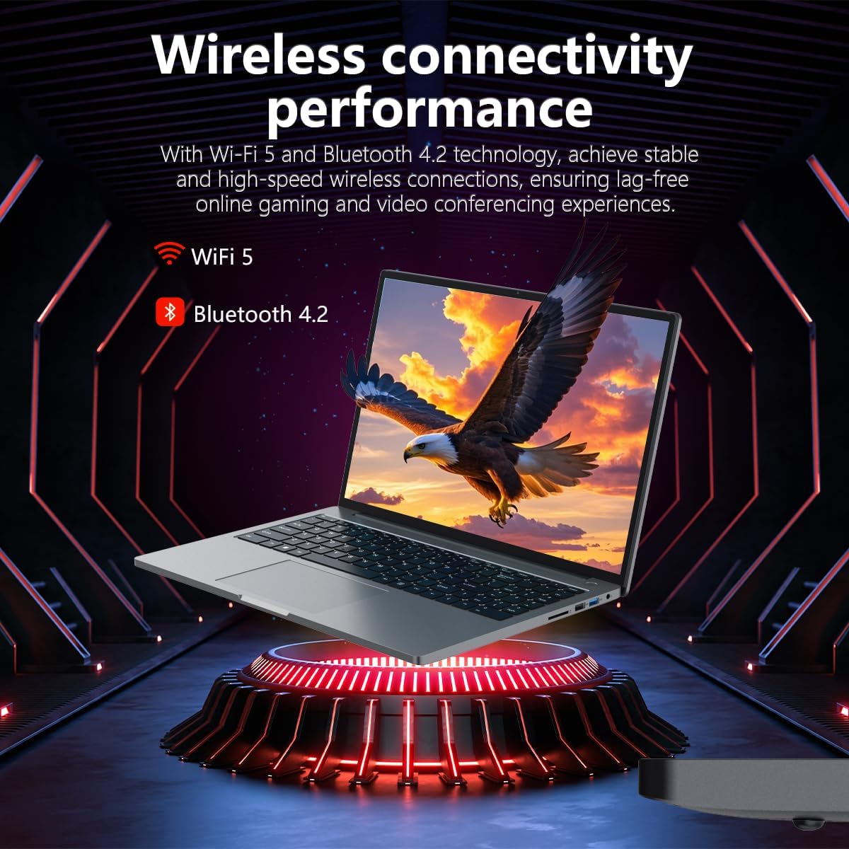 ZOLWAYTAC Gaming Laptop 16' Ultra-Slim-Intel Core i5(Up to 3.5GHz),12GB DDR4+512GB SSD,1920x1200 IPS 16:10 Display,WiF& BT,HDMI/Type-C,Aluminum Body for Working&Playing,Suitable for Light Gaming,Gray