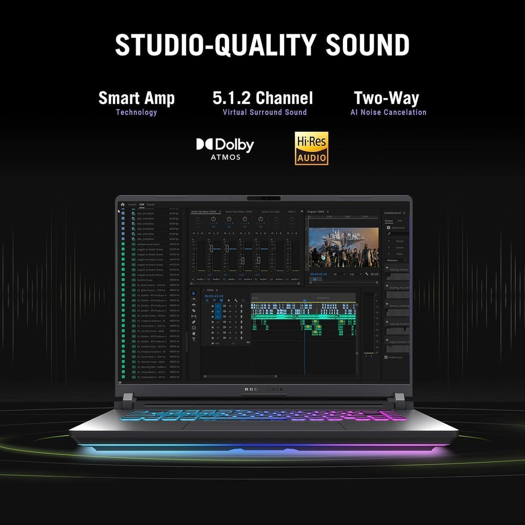ASUS ROG Strix G16 Gaming Laptop 2025, Intel Core i7 Processor 14650HX, NVIDIA GeForce RTX 5060 GPU, 16' FHD+ 165Hz/3ms Nebula Display, 64 GB DDR5, 2 TB Gen 4 SSD, Wi-Fi 7, Windows 11 Pro, Accessories