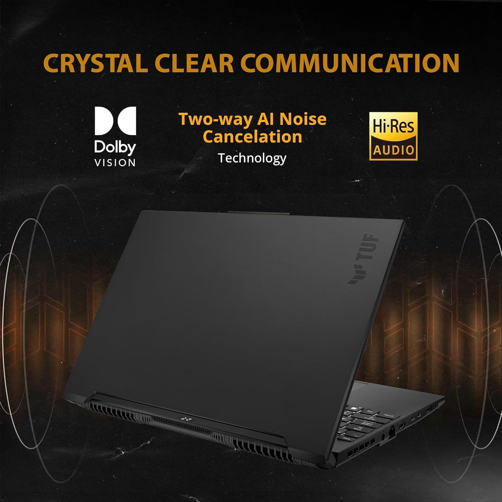 ASUS TUF 16' Ryzen 7 Ultimate Gaming Laptop, 16' FHD+ 165Hz, AMD Ryzen 7 7735HS (Beats Intel i7-13700H), AMD Radeon RX 7700S (Beats GeForce RTX 4060), 64GB DDR5 RAM, 1TB SSD, RGB Backlit KB, W11 Home