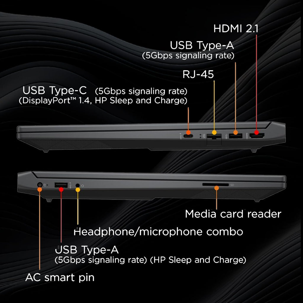 HP Victus 15.6 Ryzen 5 Gaming Laptop, 15.6 FHD 144Hz, Ryzen 5 7535HS (Beats Intel i5-13420H), AMD Radeon RX 6550M (Beats Nvidia GeForce RTX 3050), 16GB DDR5 RAM, 1TB SSD, Backlit KB, Windows 11 Home