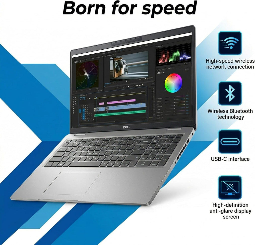Dell 5520 Latitude Laptop 15.6' FHD Touch Screen (1920 x 1080) Notebook, 11th Gen Intel Core i5-1145G7, 16GB RAM, 512G M.2-NVMe, Thunderbolt, HDMI, Type-C, Webcam, Windows 11 Pro (Renewed)
