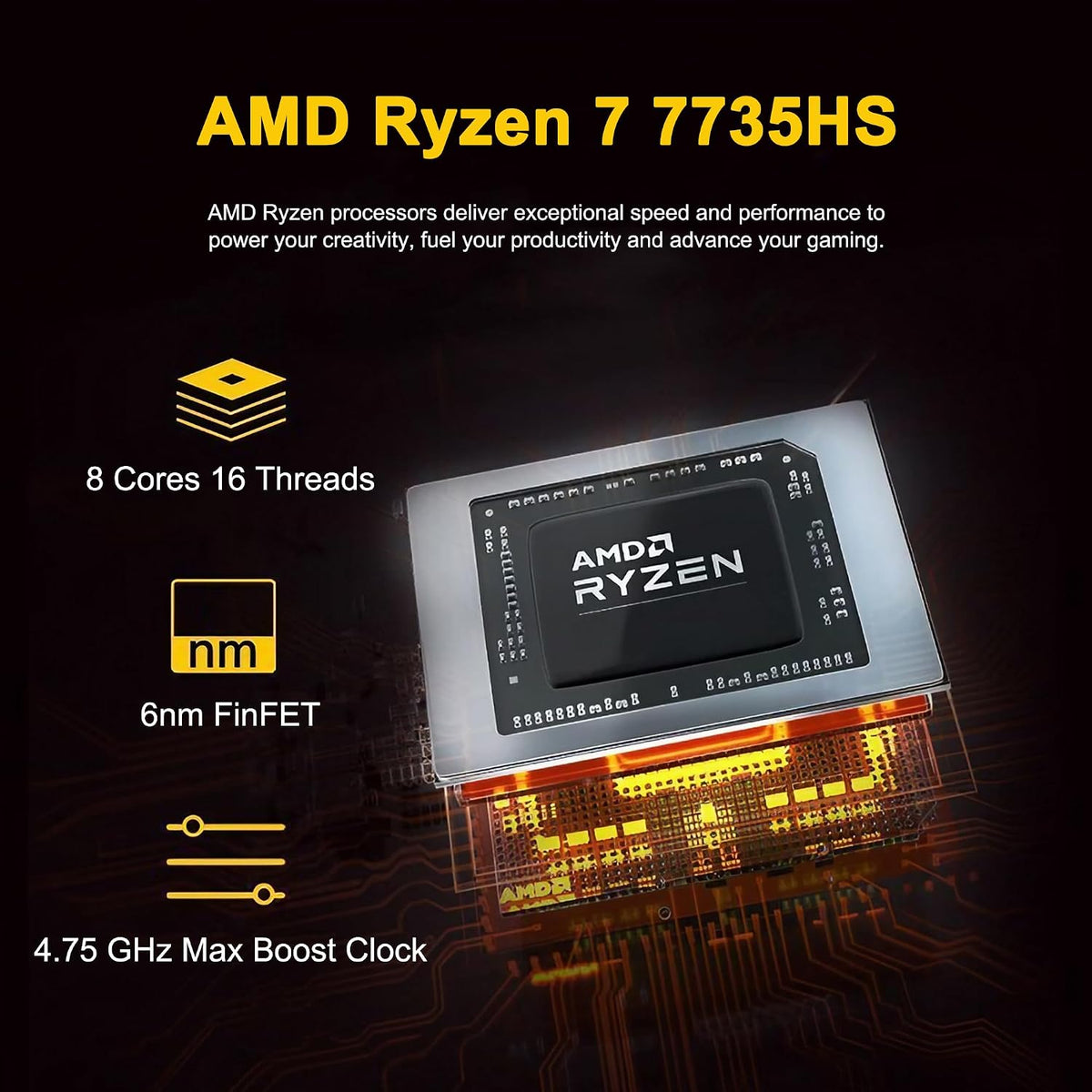 ASUS TUF Gaming A16 Laptop 16' WUXGA 165Hz 100% sRGB AMD 8-core Ryzen 7 7735HS 32GB DDR5 1TB SSD Radeon RX 7700S (>RTX4060) Backlit USB4 AI Noise Cancelation Win11Pro w/ICP Accessory