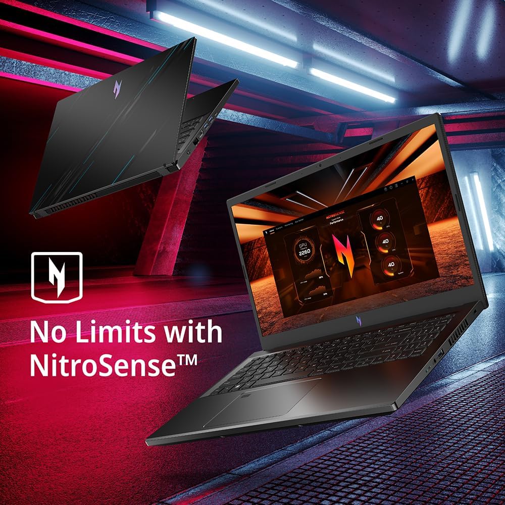 acer Nitro V Gaming Laptop | Intel Core i7-13620H Processor | NVIDIA GeForce RTX 4050 Laptop GPU | 15.6' FHD IPS 144Hz Display | 16GB DDR5 | 512GB Gen 4 SSD | WiFi 6 | Backlit KB | ANV15-51-73B9