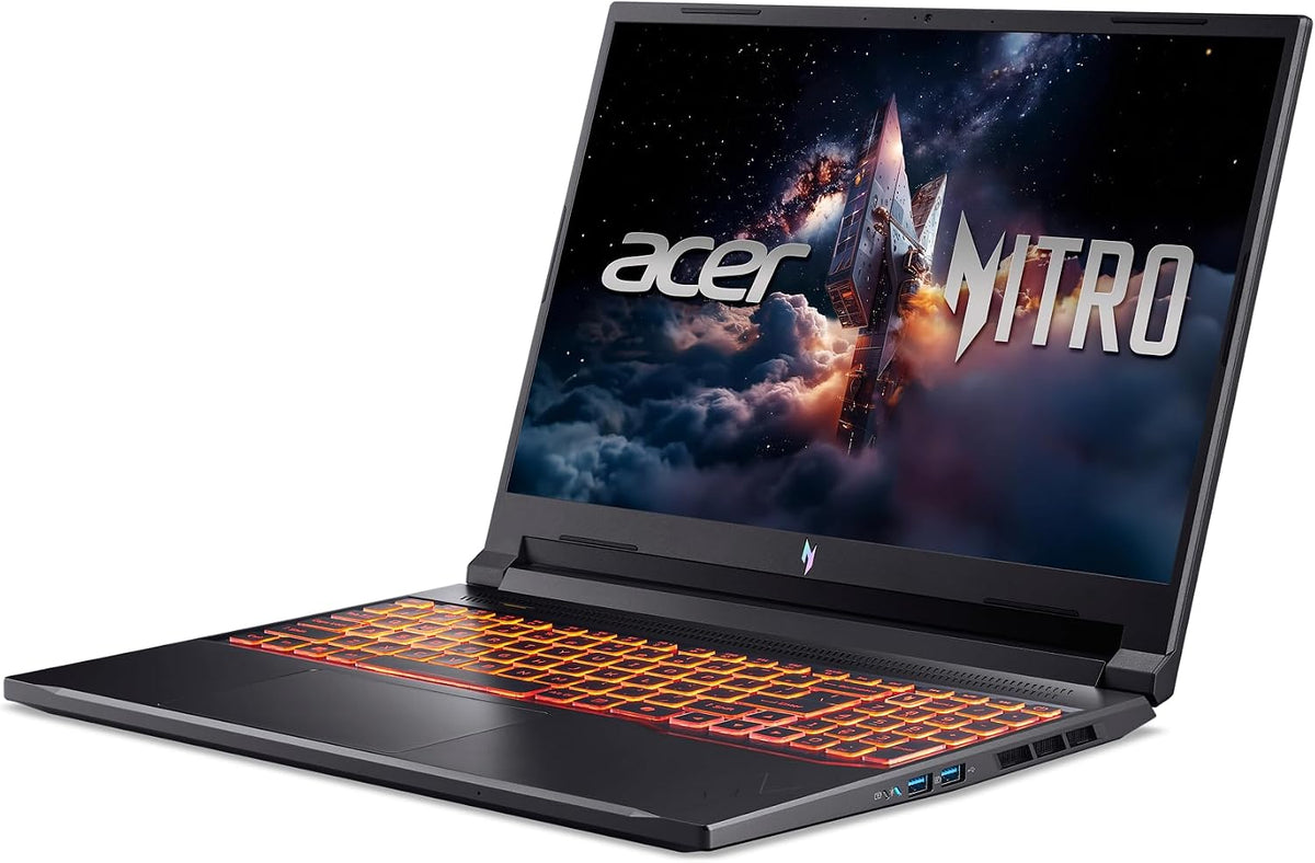 Acer Nitro V Gaming Laptop | Intel Core 9 Processor 270H | NVIDIA GeForce RTX 5070 Laptop GPU | 16' WUXGA IPS 180Hz Display | 32GB DDR5 | 1TB Gen 4 SSD | Wi-Fi 6 | Backlit KB | ANV16-72-933F