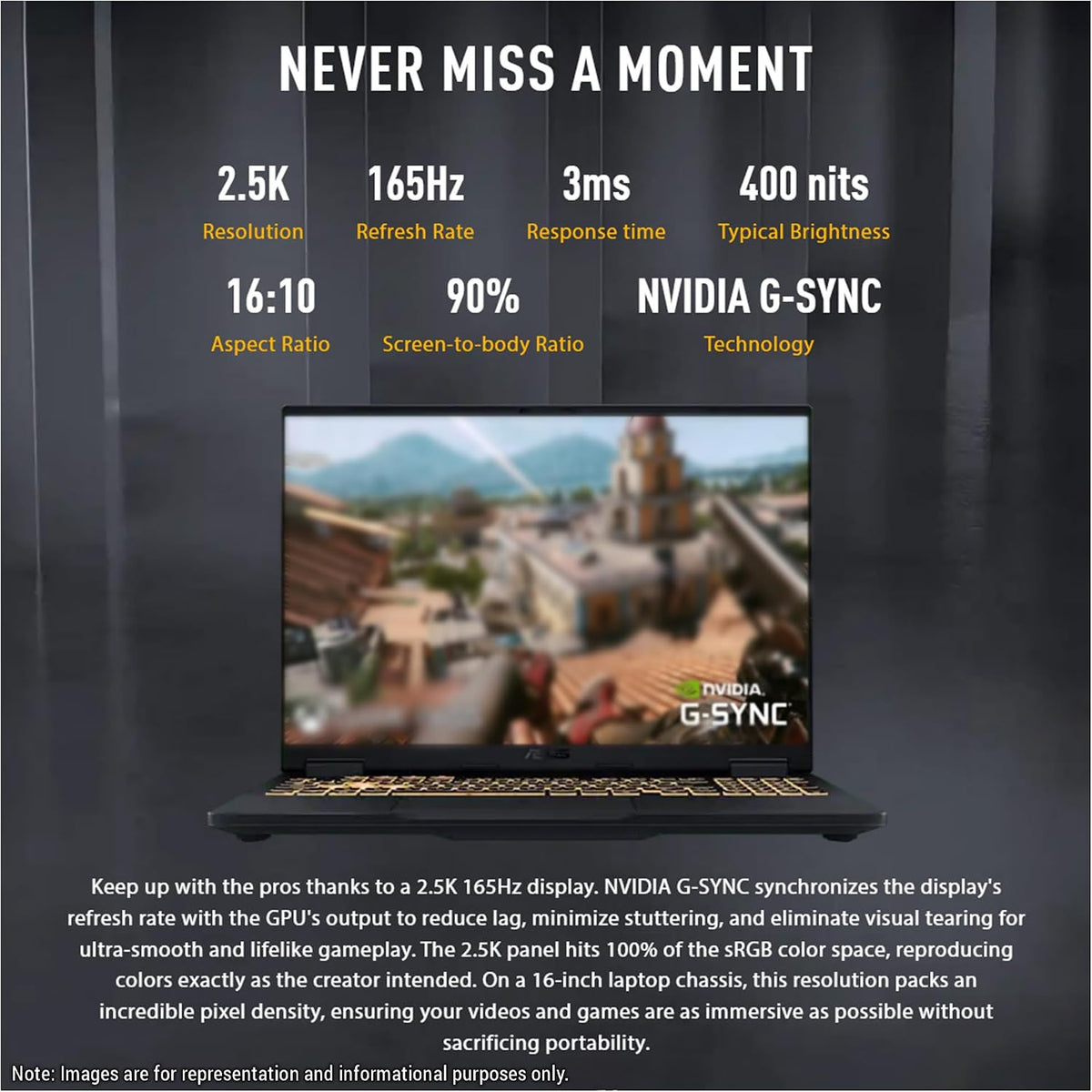 ASUS TUF F16 Gaming Laptop, Intel i7-14650HX, 64 GB DDR5 RAM, 4 TB PCIe SSD, 16'' FHD+ (1920x1200) 165Hz Display, Nvidia G-Force RTX 5060, RGB Backlit Keyboard, W11 Pro, Jaeger Grey