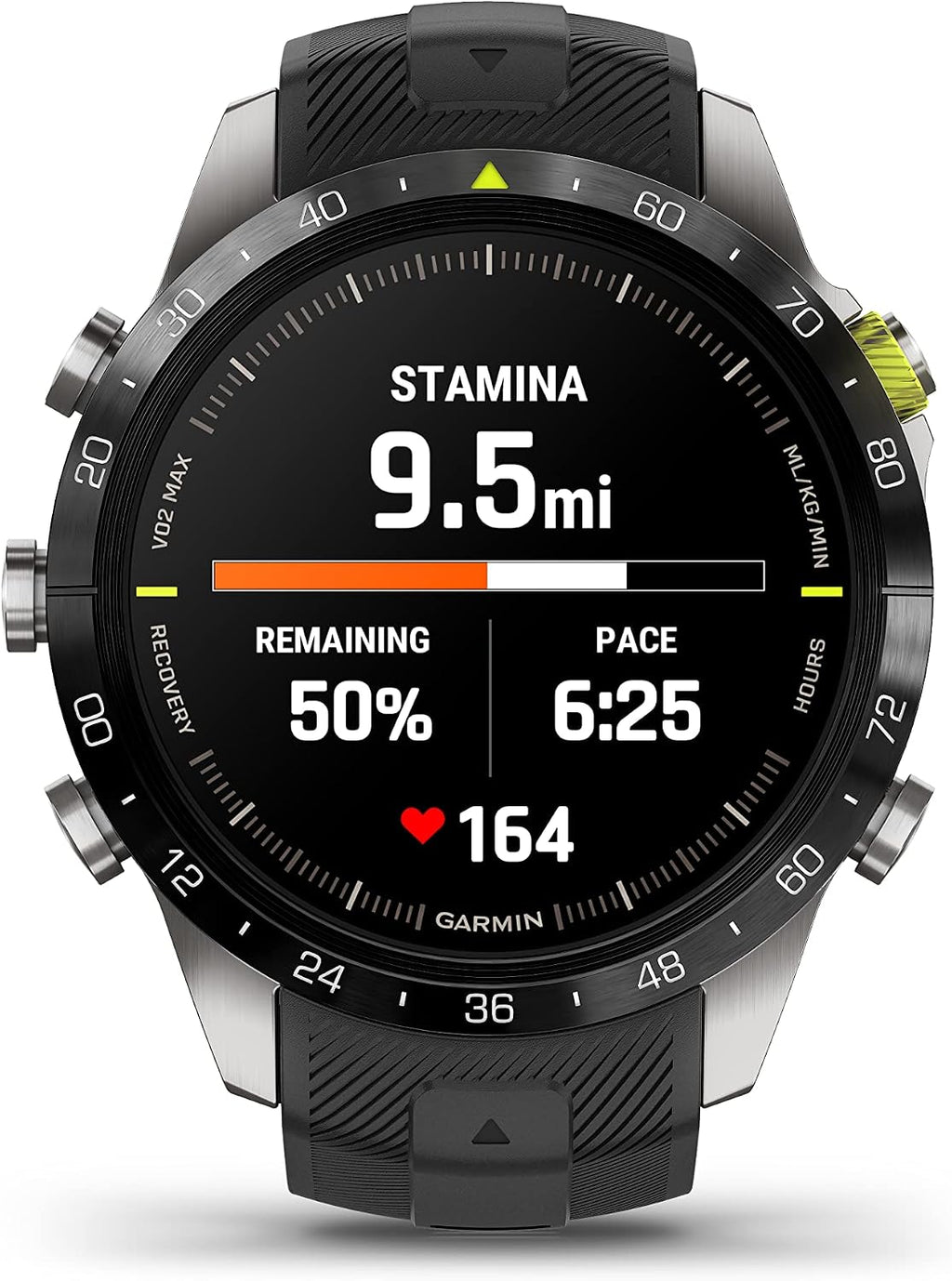 Garmin MARQ Athlete, Men's Luxury Tool Watch Built with Premium Materials for Athletes, Shows Recovery Time, VO2 Max and Performance Status