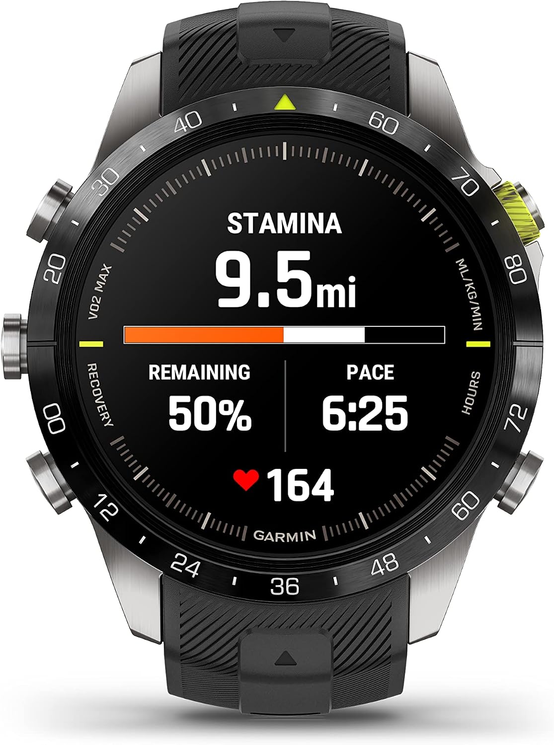 Garmin MARQ Athlete, Men's Luxury Tool Watch Built with Premium Materials for Athletes, Shows Recovery Time, VO2 Max and Performance Status