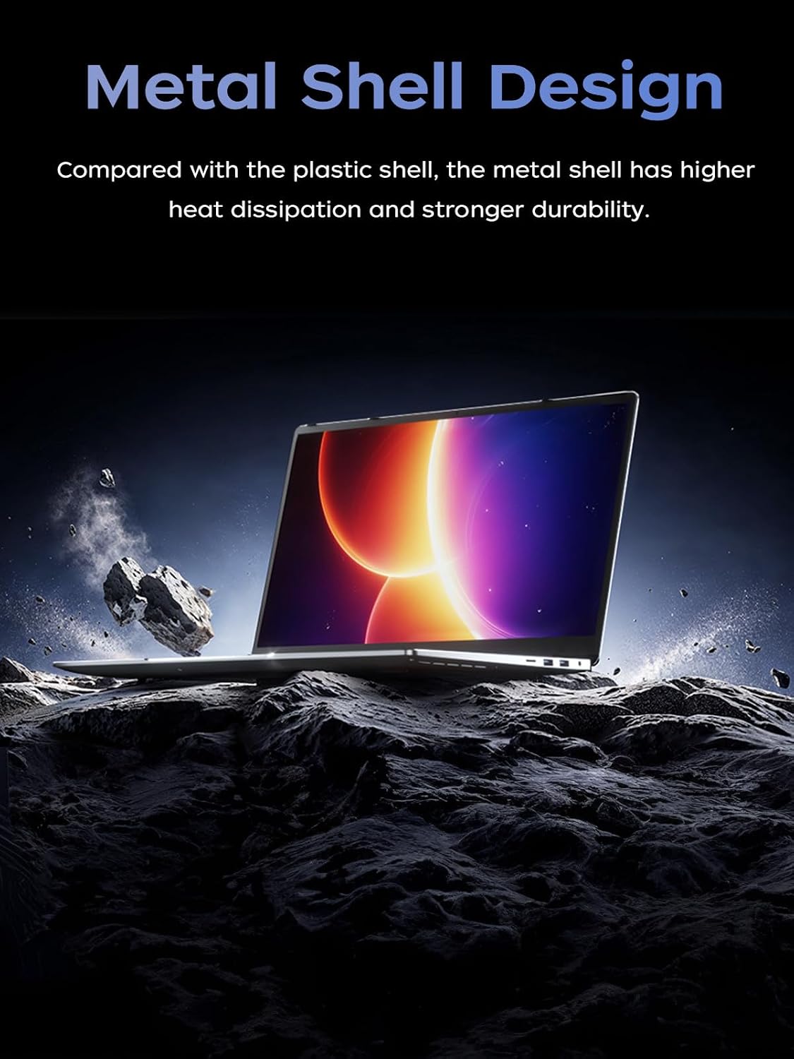2026 Laptop Computer, 15.6-inch Laptop Computer with Ιntel N150 Processor (Up to 3.6GHz), 16GB RAM 512GB NVMe SSD Laptop, Work Laptop Win 11 Laptop, HDMI, WiFi, Bluetooth, Type-C, Webcam, Metal Shell