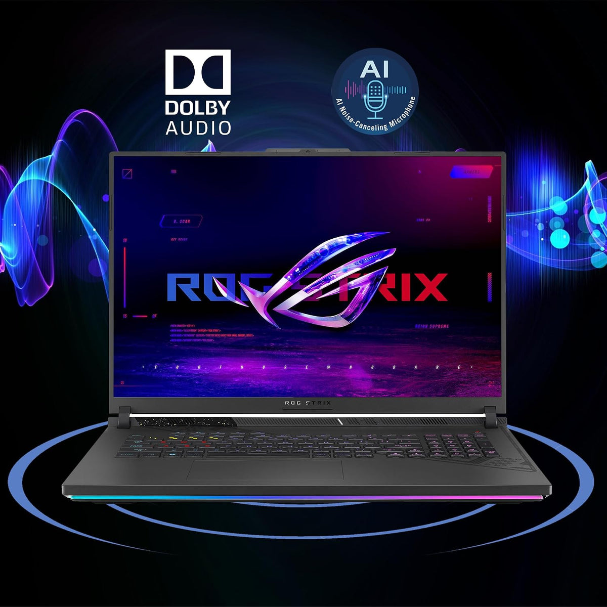 ASUS ROG Strix G18 G814 Gaming Laptop 18' 2.5k (2560x1600) 240Hz (100% DCI-P3, 3ms) AMD 16-core Ryzen 9 9955HX (Beats i9-14900HX) 32GB RAM 1TB SSD GeForce RTX 5070 RGB Backlit WiFi6E Win11 ICP Hub