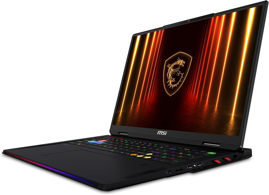MSI Raider 18 HX AI 18' QHD+ IPS 240Hz Display; Gaming Laptop - Intel Core Ultra 9 285HX 2.1GHz; NVIDIA GeForce RTX 5080 16GB GDDR7; 64GB DDR5-5600 RAM; 2TB NVMe M.2 SSD; 2.5Gb LAN, 2x2 WiFi 7