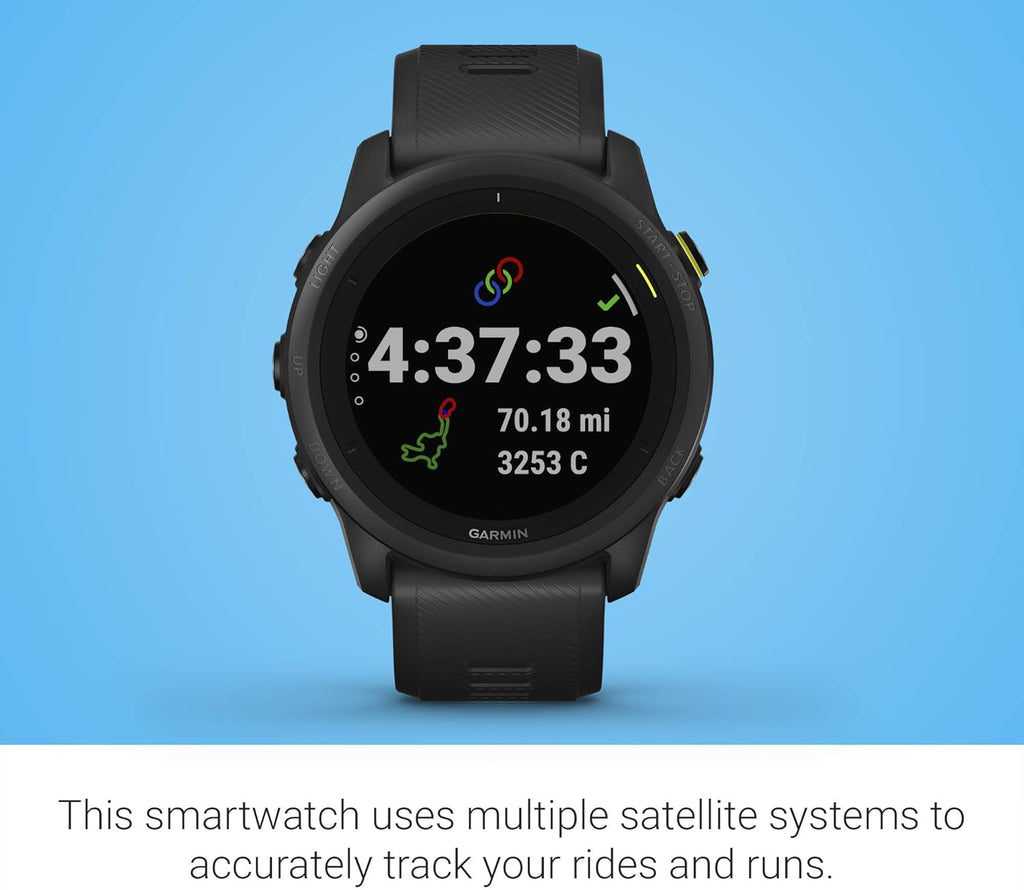Garmin Forerunner 745, GPS Running Watch, Detailed Training Stats and On-Device Workouts, Essential Smartwatch Functions, Black (010-02445-00) (Renewed)