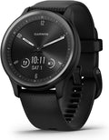 Garmin vivomove Sport, Hybrid Smartwatch, Health and Wellness Features, Touchscreen, Black