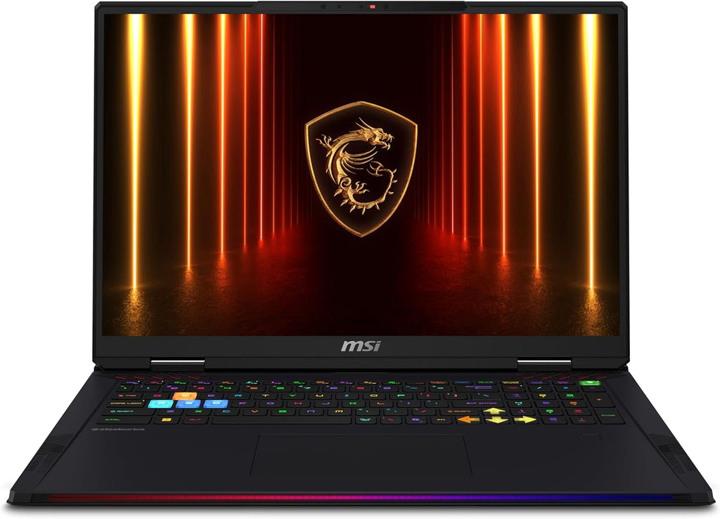 MSI Raider 18 HX AI 18' QHD+ IPS 240Hz Display; Gaming Laptop - Intel Core Ultra 9 285HX 2.1GHz; NVIDIA GeForce RTX 5080 16GB GDDR7; 64GB DDR5-5600 RAM; 2TB NVMe M.2 SSD; 2.5Gb LAN, 2x2 WiFi 7