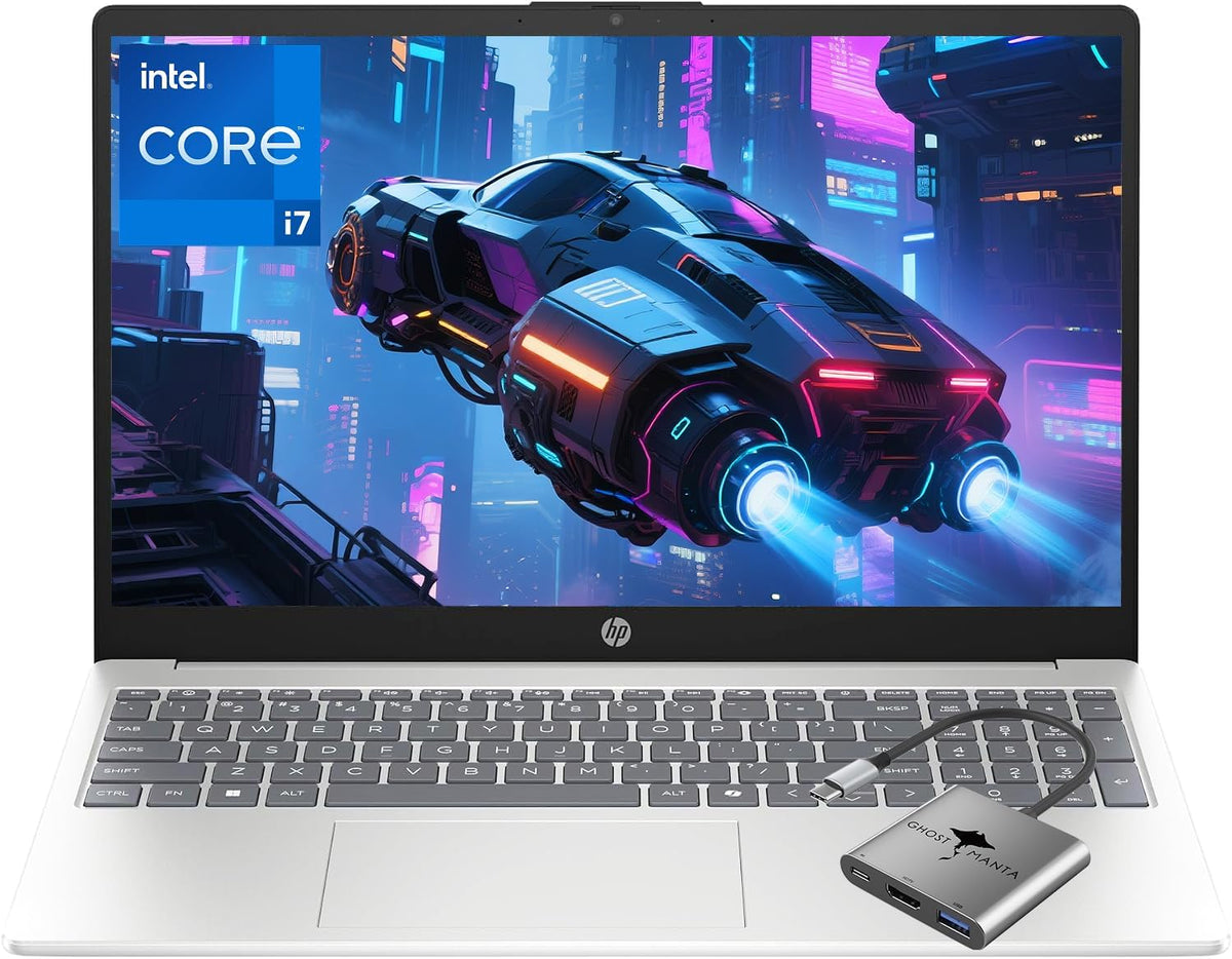 HP i7 Touchscreen Laptop, 10-Cores Intel Core i7-1355U(Beat Core 7), 32GB RAM 1TB SSD 15.6' FHD Intel Iris Xe Graphics, Win 11 up to 11H Battery Wifi6 w/Accessory for Business Gaming