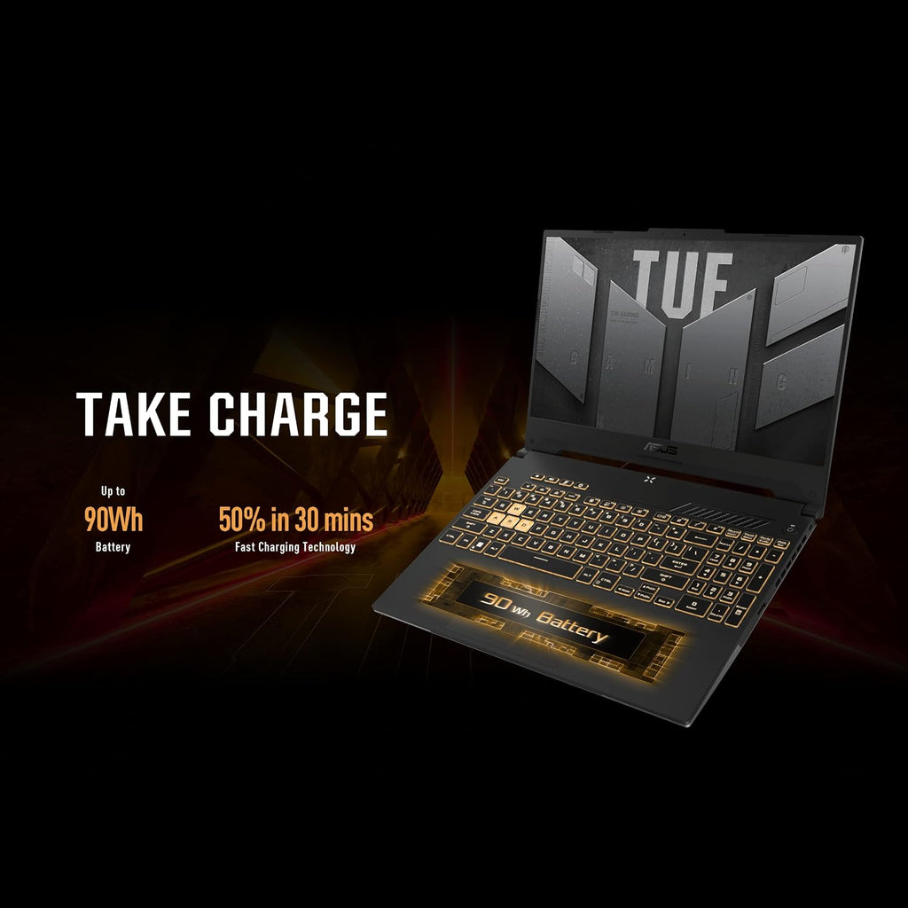 ASUS TUF Gaming A15 (2022) Gaming Laptop, 15.6' 300Hz FHD Display, AMD Ryzen 7 6800H CPU, GeForce RTX 3060 GPU, 16GB DDR5 RAM, 512GB PCIe SSD, Wi-Fi 6, Windows 11 Home, Mecha Gray, FA507RM-ES73