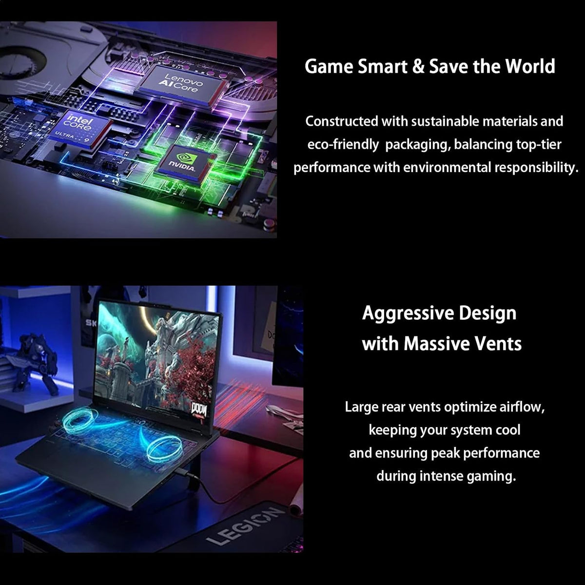 Lenovo Legion Pro 5i Gen 10 Gaming Laptop 2025 - Intel Ultra 9 275HX, NVIDIA RTX 5070Ti(12GB GDDR7), 16' WQXGA OLED 165Hz Display, RGB Backlit, Wi-Fi 7, Win 11 Pro, w/Accessories, 32GB RAM, 1TB SSD
