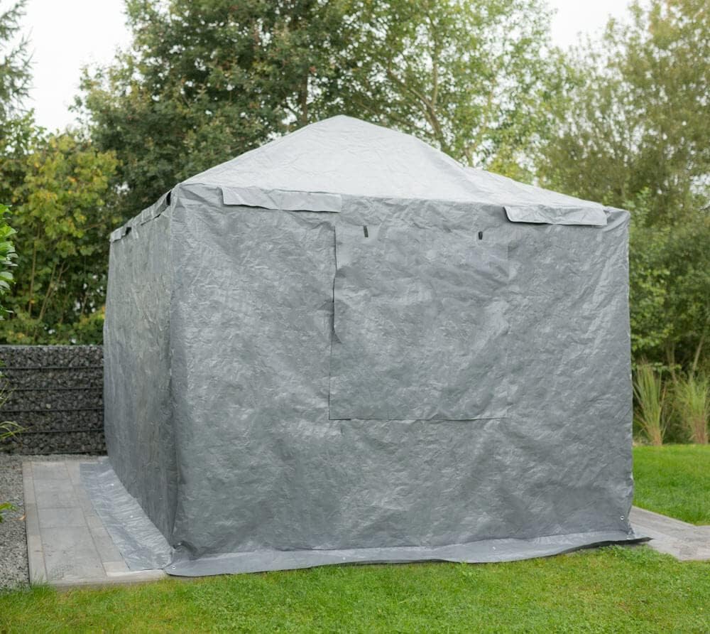 Sojag Universal Winter Cover for Gazebos, 10 ft. x 12 ft., Gazebo Accessories, Gray