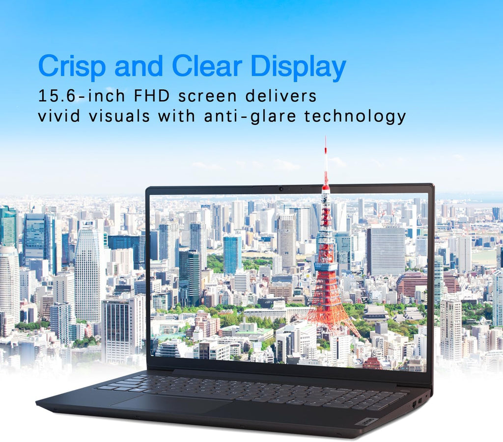 Lenovo V15 Business Laptop | Intel 4-core Processor | Intel UHD Graphics | 15.6' FHD (1920 x 1080) | 32GB RAM | 512GB SSD | Ethernet RJ-45 | Military Durability | Windows 11 Pro
