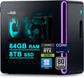 Dell Alienware Aurora ACT1250 Gaming Desktop Intel 20-core Ultra 7 Series 2 265F 64GB DDR5 8TB SSD GeForce RTX 5080 16GB GDDR7 DLSS4 (Up to 1801 Tops) WiFi7 1000W PSU for Gaming AI PC Win11Pro
