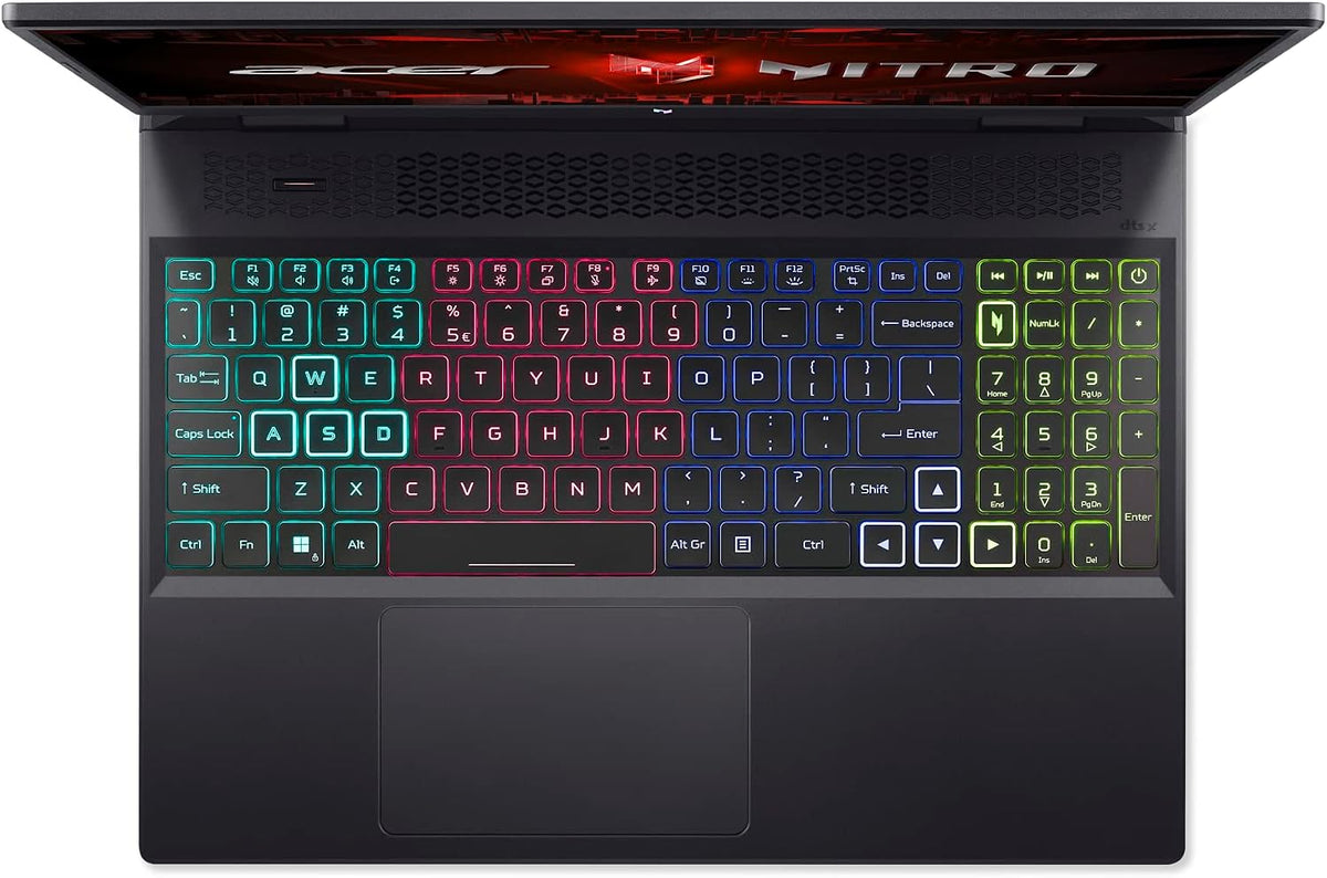 Acer Nitro 16 Gaming Laptop | AMD Ryzen 5 7640HS Hexa-Core CPU | NVIDIA GeForce RTX 4050 Laptop GPU | 16' WUXGA 165Hz IPS Display | 8GB DDR5 | 512GB Gen 4 SSD | WiFi 6E | RGB Backlit KB | AN16-41-R148