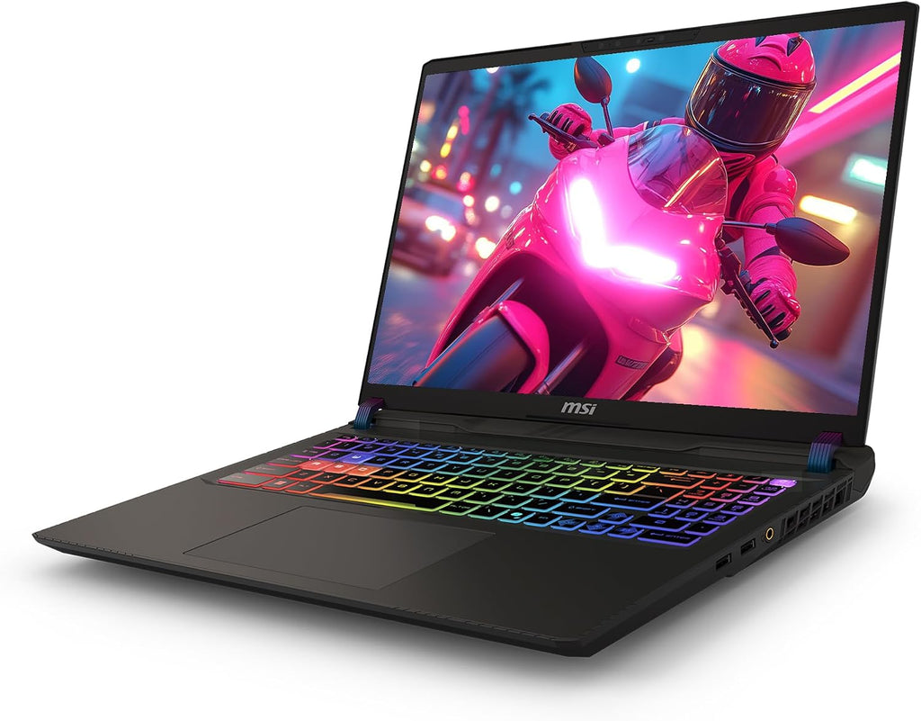 msi Vector 16 HX AI Gaming Laptop, Intel Ultra 7-255HX, 64 GB DDR5 RAM, 2 TB PCIe SSD, 16' FHD+ (1920x1200) 144Hz Display, Nvidia G-Force RTX 5070Ti, Backlit Keyboard, W11 Home, Cosmo Gray
