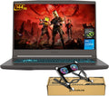 msi Thin 15 RTX 4050 Gaming Laptop, 15.6' FHD 144Hz Display, Intel Core i5-13420H, 16GB RAM, 1TB SSD, RJ-45, Backlit Keyboard, Bundle with PCO Laptop Cooler, Grey, Windows 11 Home