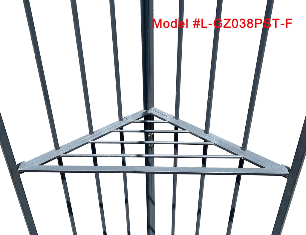 Canopy Top for Garden Treasures 10 ft x 10 ft Brown Metal Square Semi- Gazebo Model #L-GZ038PST-F (Tan) (FABRIC TOP ONLY)