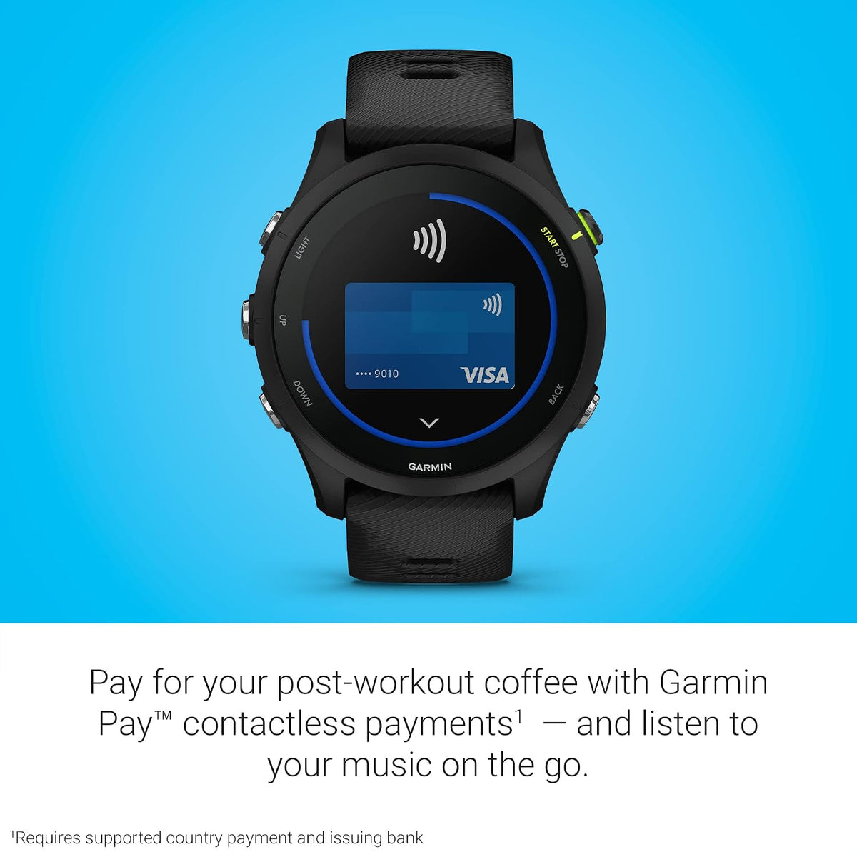 Garmin Forerunner 255 Music, GPS Running Smartwatch with Music, Advanced Insights, Long-Lasting Battery, Black (Renewed), 46 MM