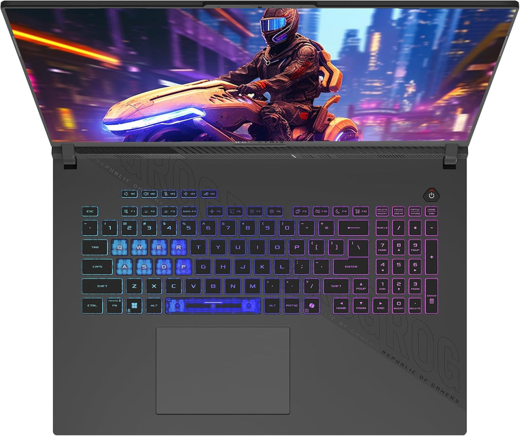 ASUS ROG Strix G18 Gaming Laptop, AMD Ryzen 9-9955HX, 64 GB DDR5 RAM, 1 TB PCIe SSD, 18' 2.5K (2560x1600) 240Hz Display, Nvidia G-Force RTX 5070, 4-Zone RGB Keyboard, W11 Home, Eclipse Gray