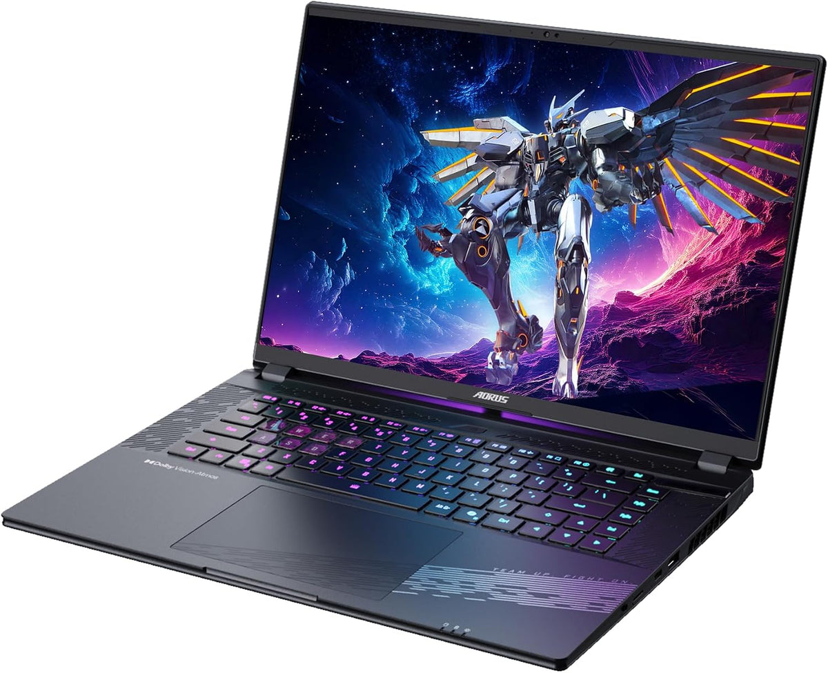 GIGABYTE - AORUS Elite 16 Gaming Laptop - 165Hz 2560x1600 WQXGA - NVIDIA GeForce RTX 5070 - Intel Core Ultra 9 275HX - 2TB SSD with 32GB DDR5 RAM - Windows 11 Home AD (AORUS Elite 16 BWHC3USC65SH)