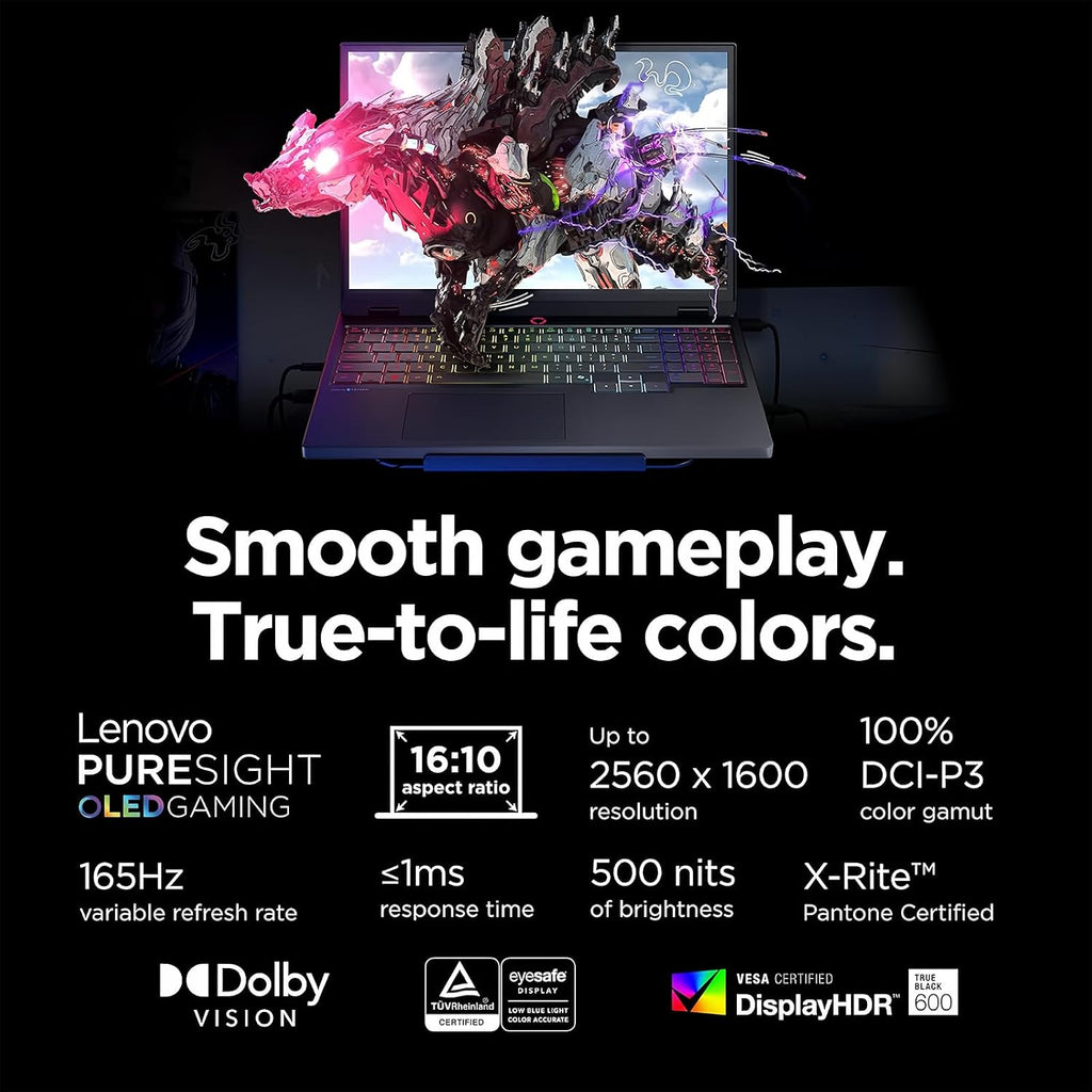 Lenovo Legion 5i 16' Gaming Laptop - Intel Core Ultra 9 275HX - GeForce RTX 5060 - WQXGA (2560x1600) - Windows 11 Home-W/Mouse pad (32GB RAM | 1TB PCIe SSD)