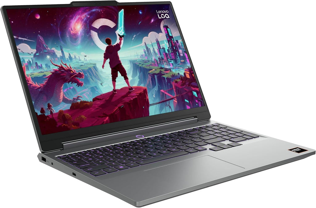 Lenovo LOQ - 2026 - Gaming Laptop - NVIDIA GeForce RTX 5060-15.3' WUXGA IPS Display - 165Hz Refresh Rate - Ryzen 7 250-16GB Memory - 1TB Storage - Luna Grey