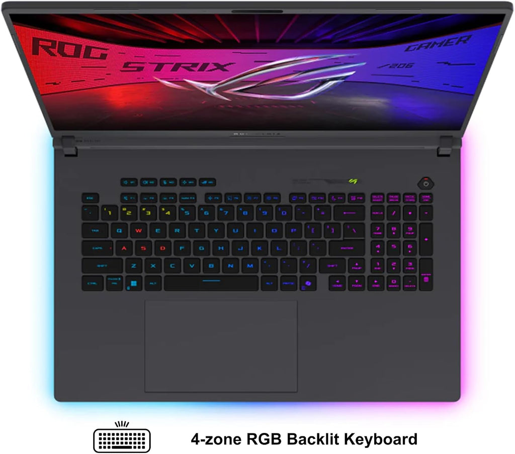 ASUS ROG Strix G18 G815 Gaming AI PC Laptop 18' 2.5k (2560x1600) 240Hz (100% DCI-P3, 3ms) Intel 24-core Ultra 9 275HX 32GB RAM 1TB SSD GeForce RTX 5060 RGB Backlit Wi-Fi7 Win11 ICP Hub